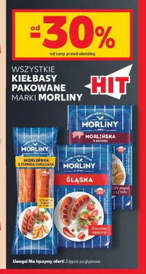 Kiełbasa morlińska z szynki Morliny promocja w Kaufland