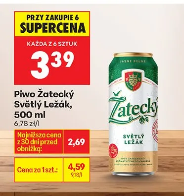 Piwo promocja w Biedronka