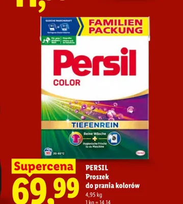 Proszek do prania kolorów Persil Color promocja w Lidl