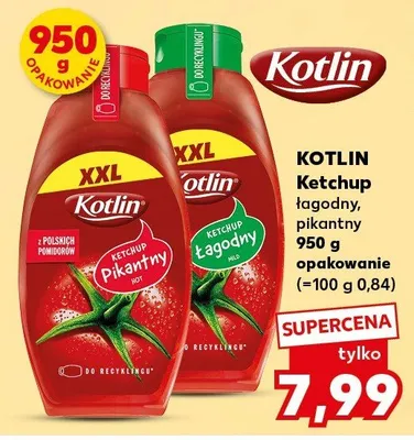 Ketchup Kotlin pikantny promocja w Kaufland
