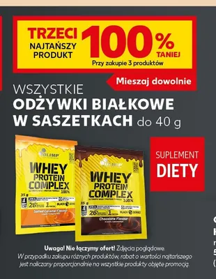 Odżywki białkowe w saszetkach do 40 g promocja w Kaufland