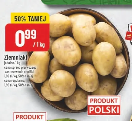 Ziemniaki jadalne promocja w POLOmarket