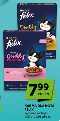Karma dla kota Felix Junior Doubly Delicious promocja w ABC