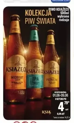 Piwo Książęce Złote Pszeniczne promocja w Tomi Markt