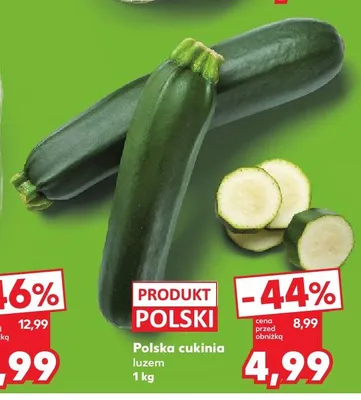 Cukinia polska promocja w Kaufland