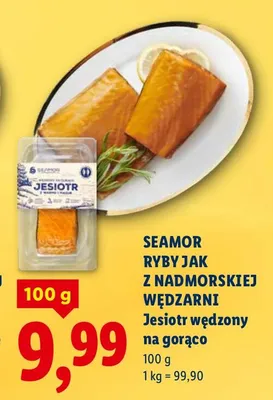 Jesiotr wędzony na gorąco promocja w Lidl