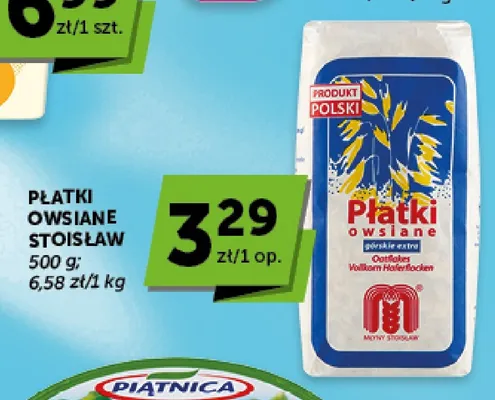 Płatki owsiane górskie ekstra Stoisław promocja w ABC