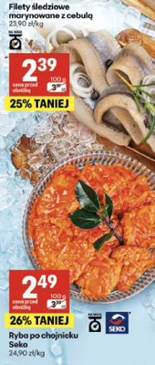 Filety śledziowe promocja w Delikatesy Centrum
