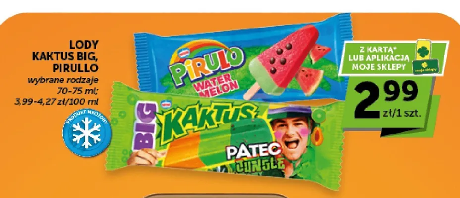Lody Pirulo Watermelon promocja w Euro Sklep