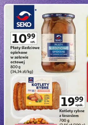 Płaty śledziowe opiekane w zalewie octowej Seko promocja w Auchan