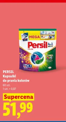 Kapsułki do prania kolorów Persil 4in1 Discs 60-pak promocja w Lidl
