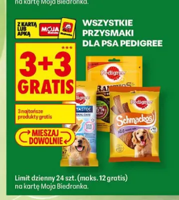Przysmaki dla psa Pedigree Rodeo promocja w Biedronka