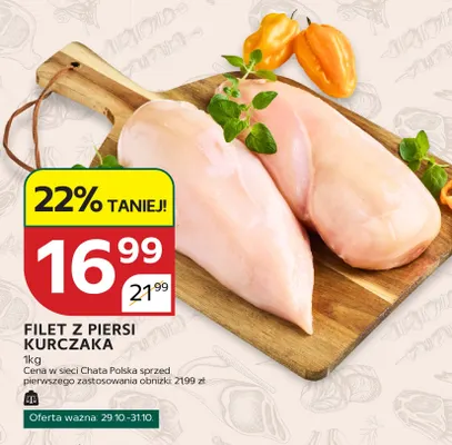 Filet z piersi kurczaka promocja w Chata Polska