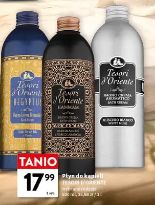 Płyn do kąpieli Tesori d'Oriente Aegyptus promocja w Intermarche