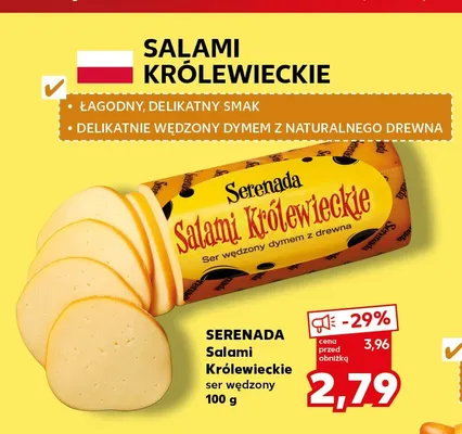 Ser Salami Królewieckie Serenada promocja w Kaufland
