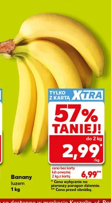 Banany promocja w Kaufland