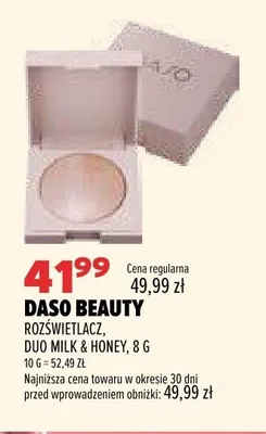 Rozświetlacz Daso Beauty Duo Milk & Honey promocja w Drogerie Natura