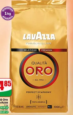 Kawa ziarnista Qualità Oro Lavazza promocja w Dino