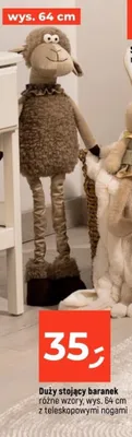 Duży stojący baranek różne wzory z teleskopowymi nogami promocja w Dealz