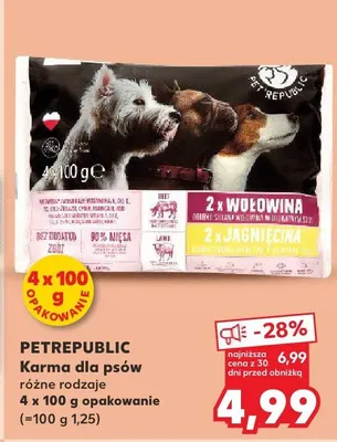 Karma dla psów różne rodzaje promocja w Kaufland