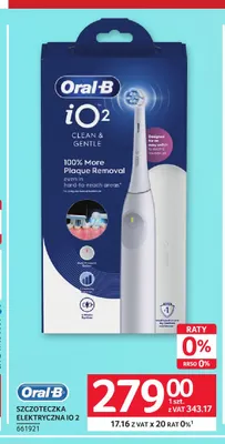 Szczoteczka elektryczna iO 2 Oral-B promocja w Selgros