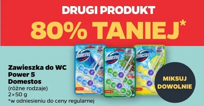Zawieszka do WC Power 5 promocja w Netto