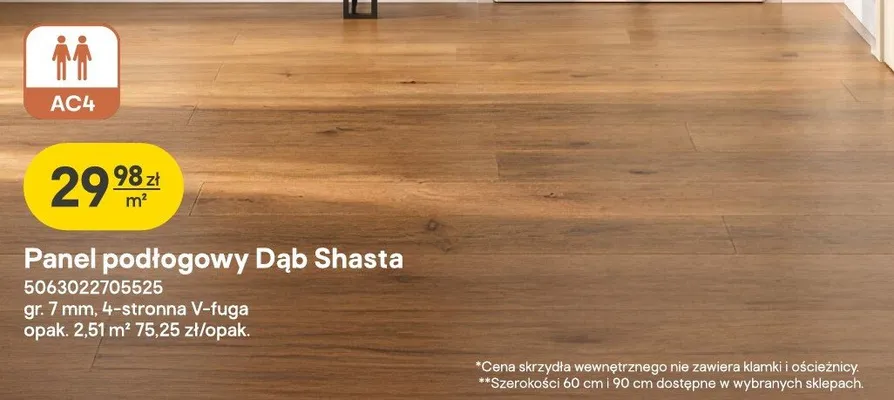 Panel podłogowy Dąb Shasta promocja w Castorama