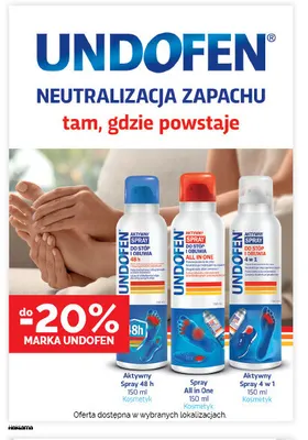 Spray do stóp i obuwia All in One Undofen promocja w Ziko Dermo