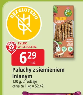 Paluchy z siemieniem lnianym promocja w Leclerc