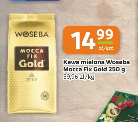 Kawa mielona Woseba Mocca Fix Gold promocja w Społem Częstochowa