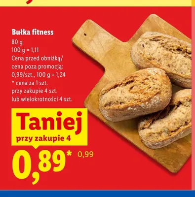 Bułka fitness promocja w Lidl