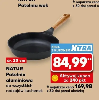 Patelnia aluminiowa Gerlach Natur śr. 20 cm promocja w Kaufland