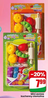 Mini zestaw kuchenny ciastolina promocja w Dino