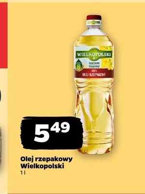 Olej rzepakowy Wielkopolski promocja w Netto