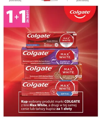 Pasta do zębów Colgate Max White Optic promocja w Hebe