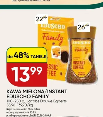 Kawa rozpuszczalna Eduscho Family promocja w Chata Polska
