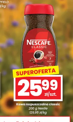 Kawa rozpuszczalna Nescafé Classic promocja w emma MARKET