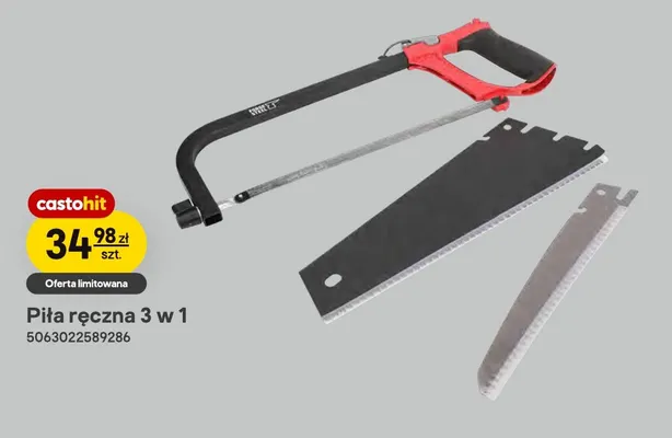 Piła ręczna 3 w 1 Forge Steel promocja w Castorama