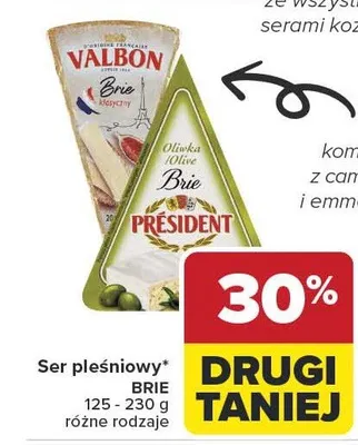 Ser pleśniowy Président promocja w Carrefour Market