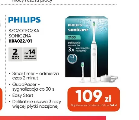 Szczoteczka soniczna HX4022/01 Philips promocja w Max Elektro
