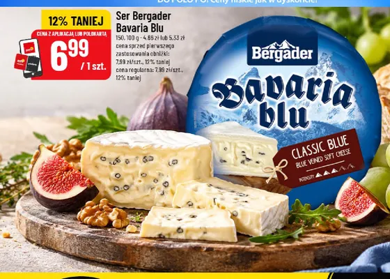 Ser Bergader Bavaria Blu Classic Blue promocja w POLOmarket