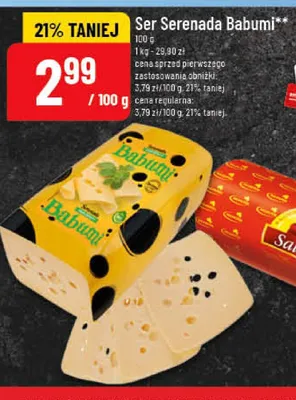 Ser Serenada Babumi promocja w POLOmarket