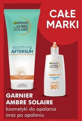 Kosmetyki do opalania oraz po opalaniu Garnier Ambre Solaire promocja w Super-Pharm