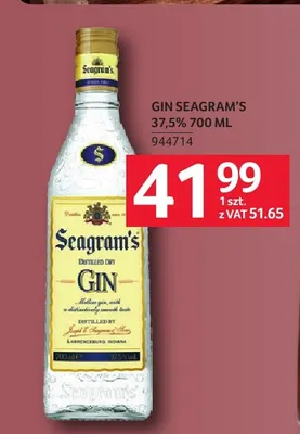 Gin Seagram's promocja w Selgros