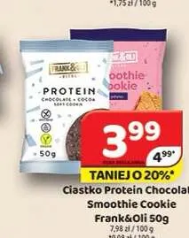 Ciastko Protein Chocolate Frank & Oli promocja w Delfin