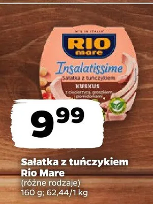Sałatka z tuńczykiem Rio Mare promocja w Netto