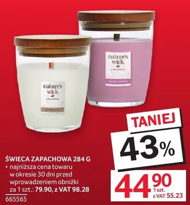 Świeca zapachowa 284 G promocja w Selgros