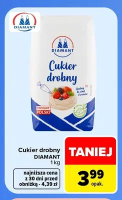 Cukier drobny Diamant promocja w Carrefour Market