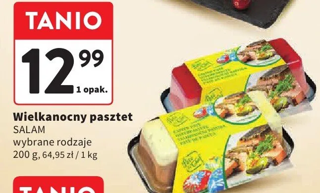 Wielkanocny pasztet wybrane rodzaje promocja w Intermarche