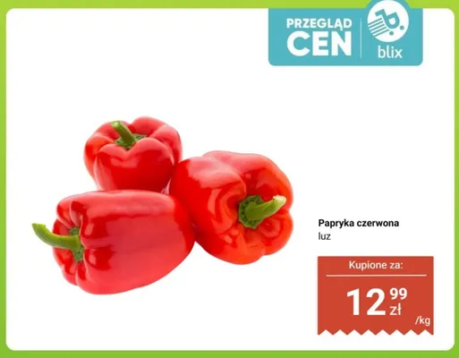Papryka czerwona luz promocja w Dino